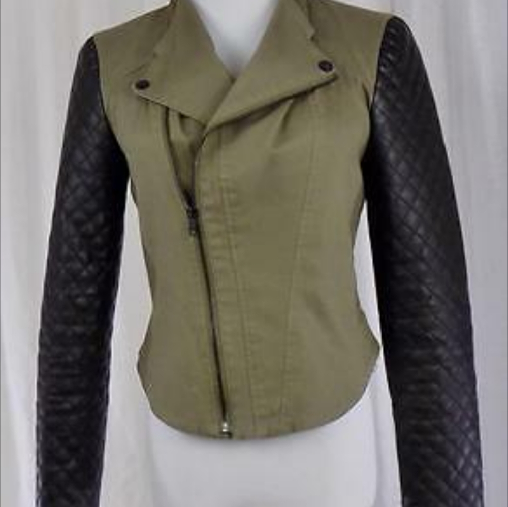 WBB by Walter Baker Olive Green Mojo Coat